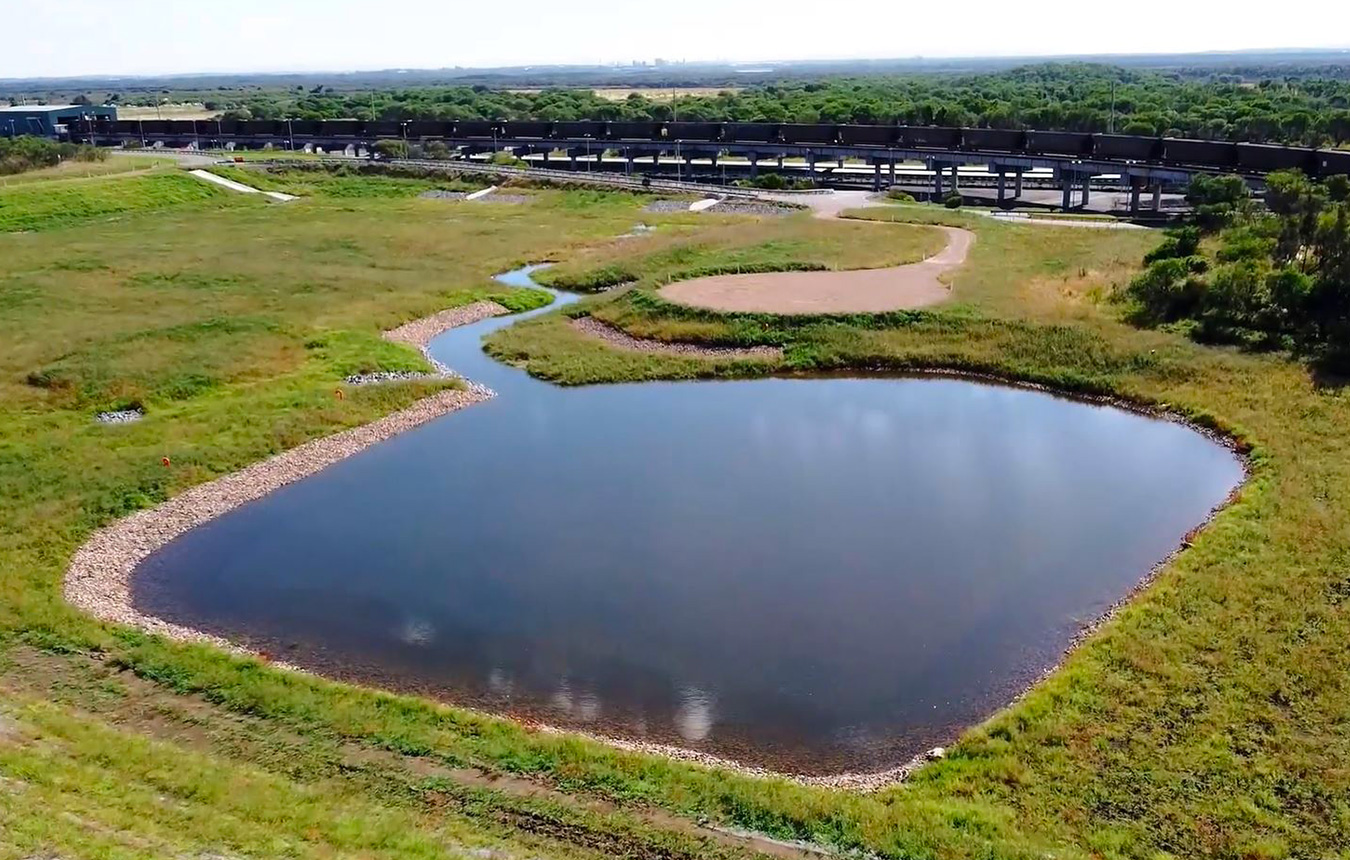 Remediated land at Kooragang Island