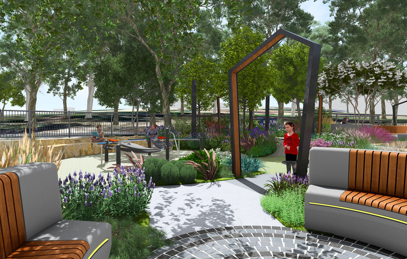 Bernie Goodwin Park - Artist's Impression