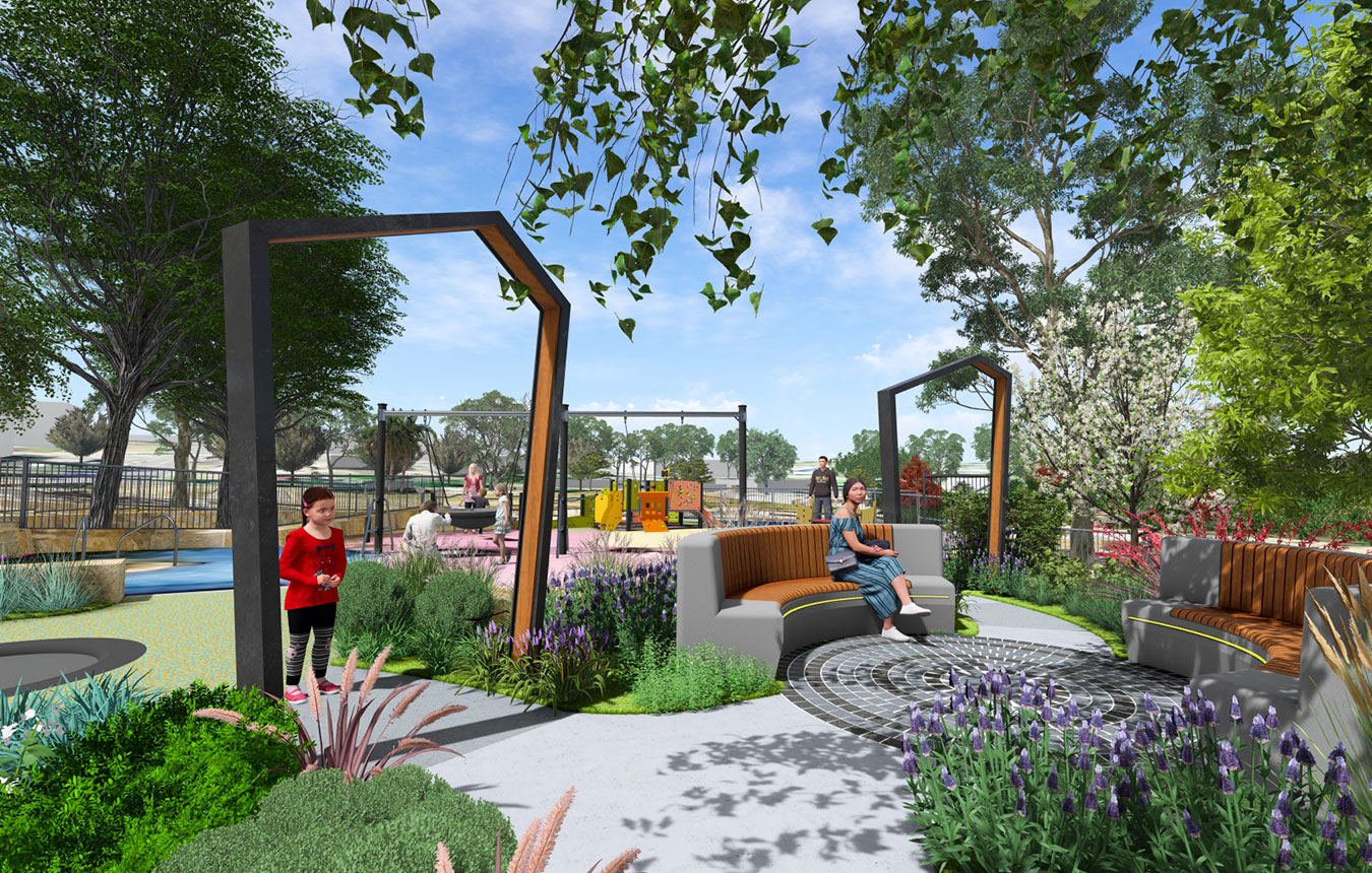 Bernie Goodwin Park - Artist's Impression