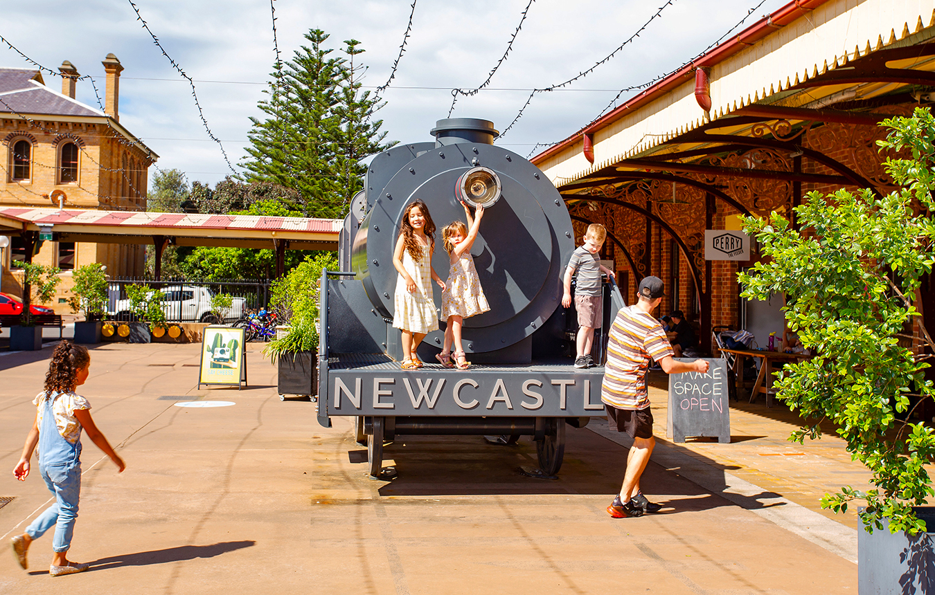 The Flyer art installation at The Station