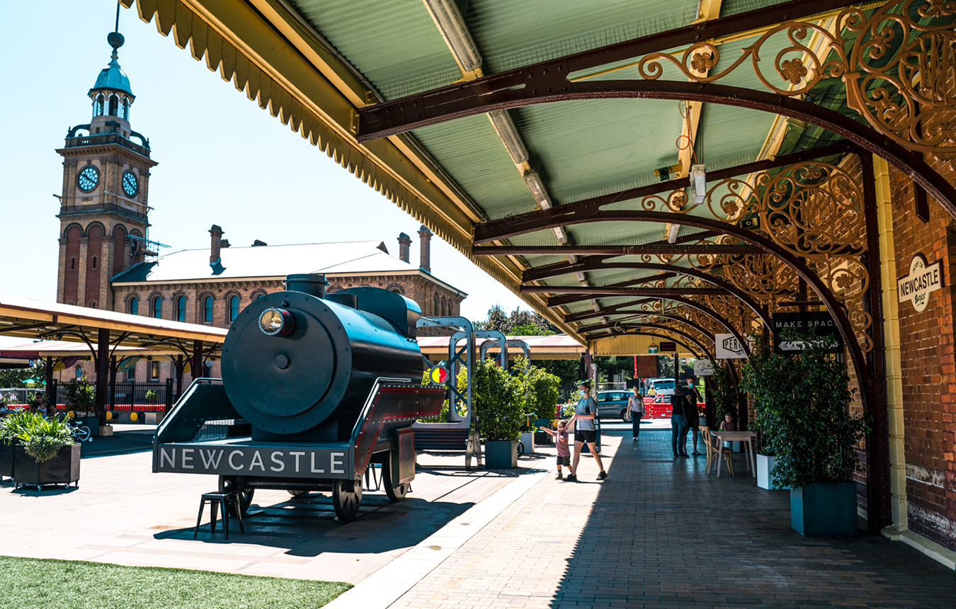 The Flyer art installation at The Station