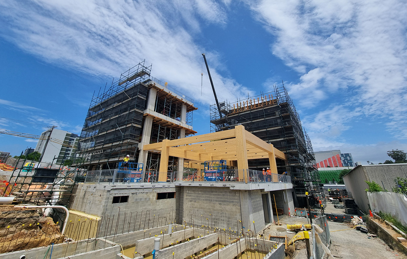 University of Newcastle Central Coast campus construction